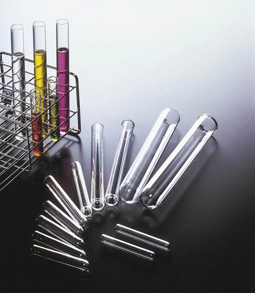 ガラス試験管 リム付 12×120mm 100本 KN31310163