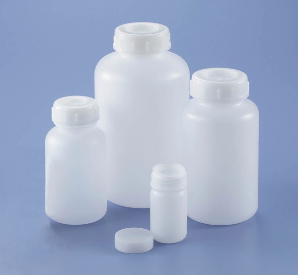 中栓付ポリ広口瓶 250mL KN31310817