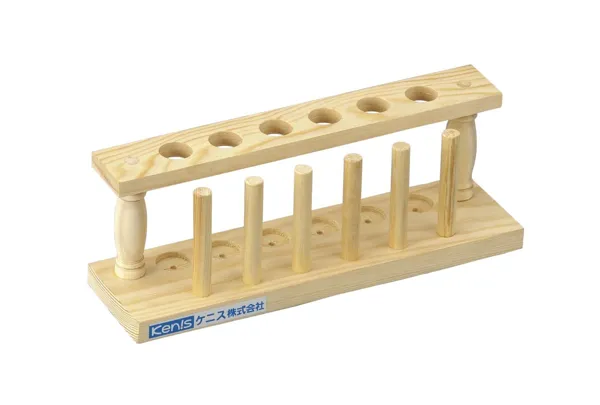 木製試験管立 Y-6 18φ 架数6 KN31350225
