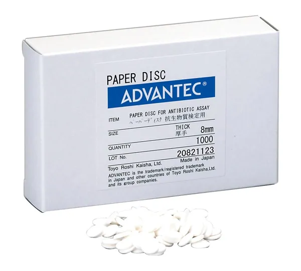ペーパーディスク(抗生物質検定用ろ紙)薄手6mmφ