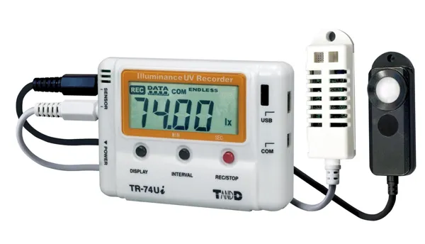 USB接続温湿度・照度・紫外線データロガー TR-74Ui KN33130055