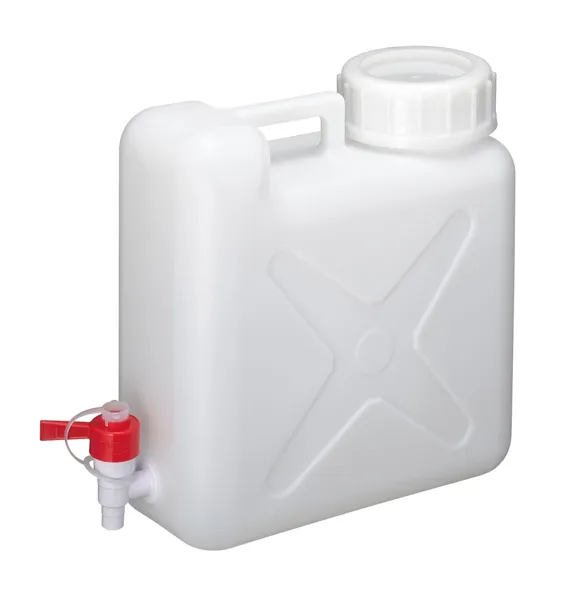 ポリ活栓付平角缶 広口タイプ 10L PH-10K KN33400430
