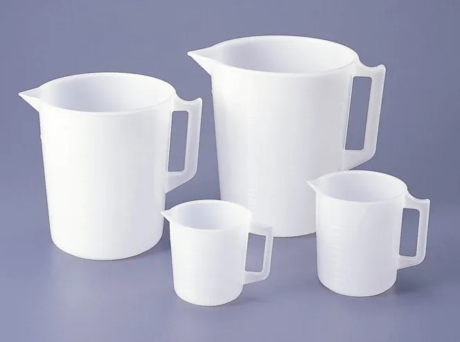 取手付HDPEプラスチックビーカー5000mL KN33400875