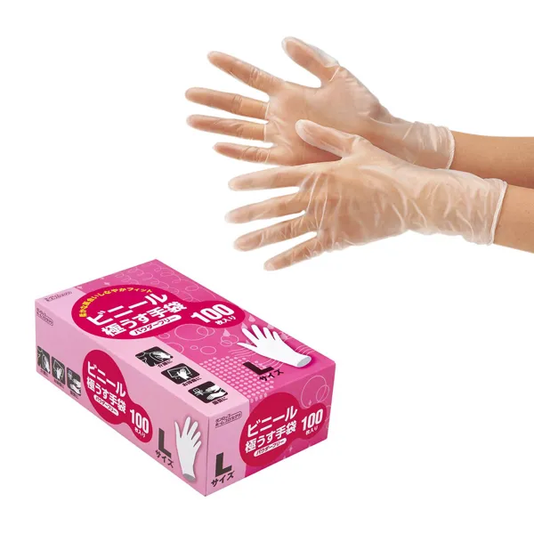 ビニール極うす手袋 06952　100枚 KN33580180