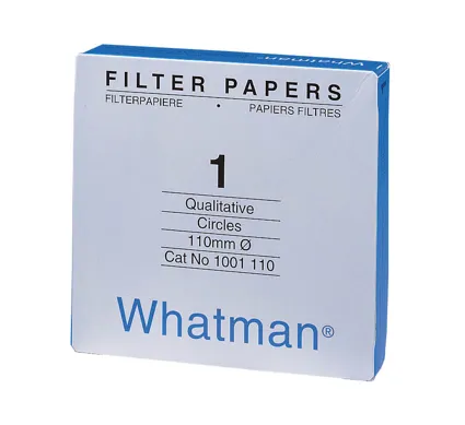 ワットマン定性ろ紙　（１００枚）　グレード１　１１ｃｍ KN33600643