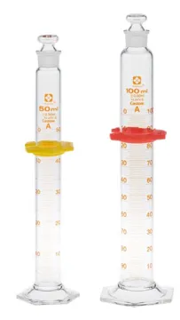 有栓メスシリンダー カスタムA 20mL KN37580994