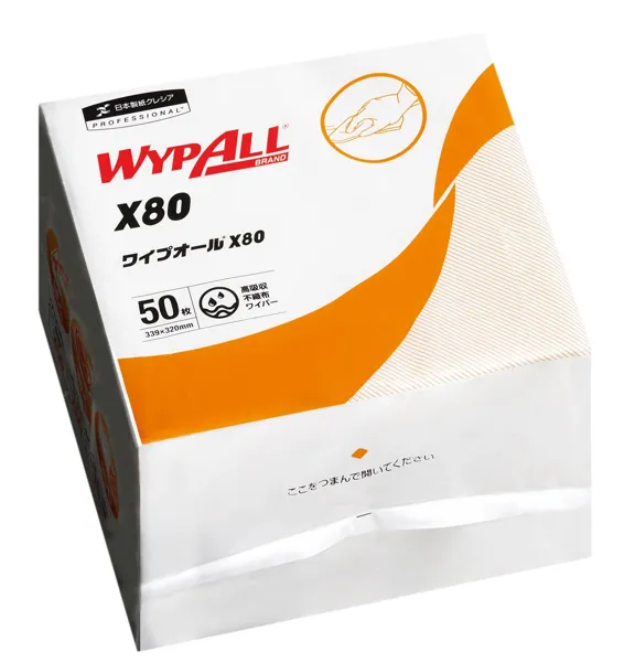 ワイプオール X80 60585　50枚×12袋 KN37670046